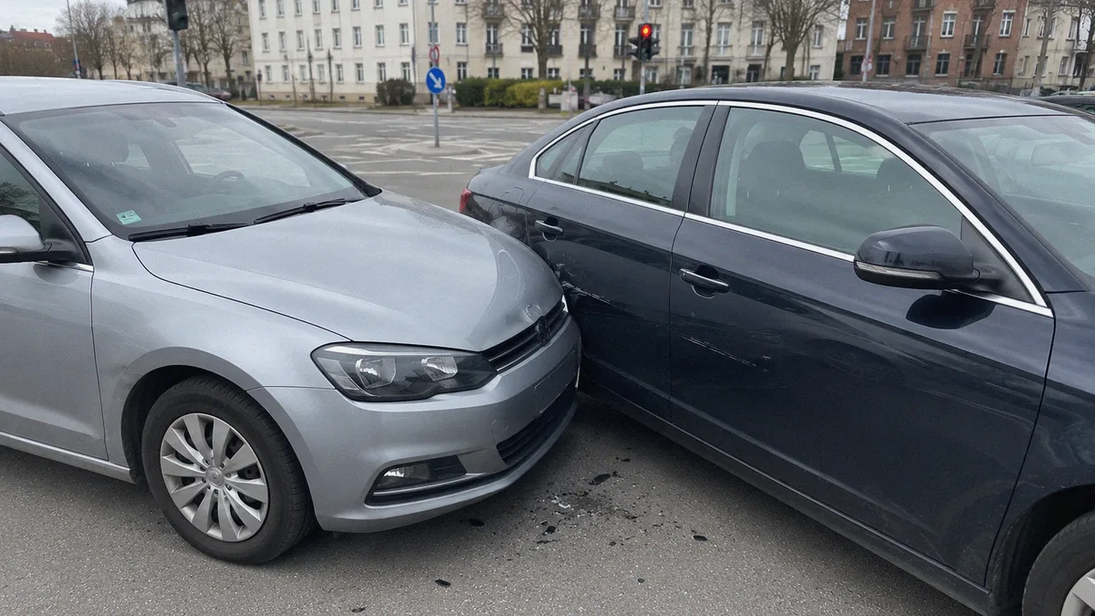 Seitenaufprall an Kreuzung nach Vorfahrtsmissachtung